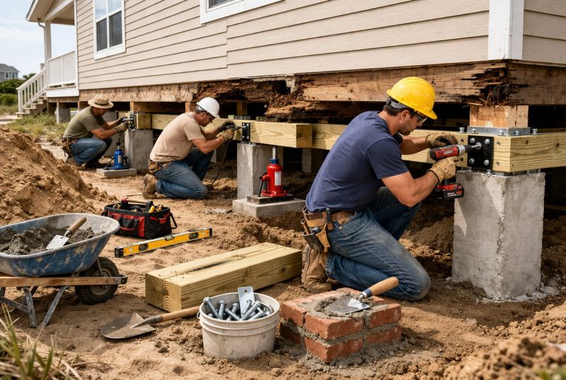 Foundation Repair in Cocoa Beach, FL