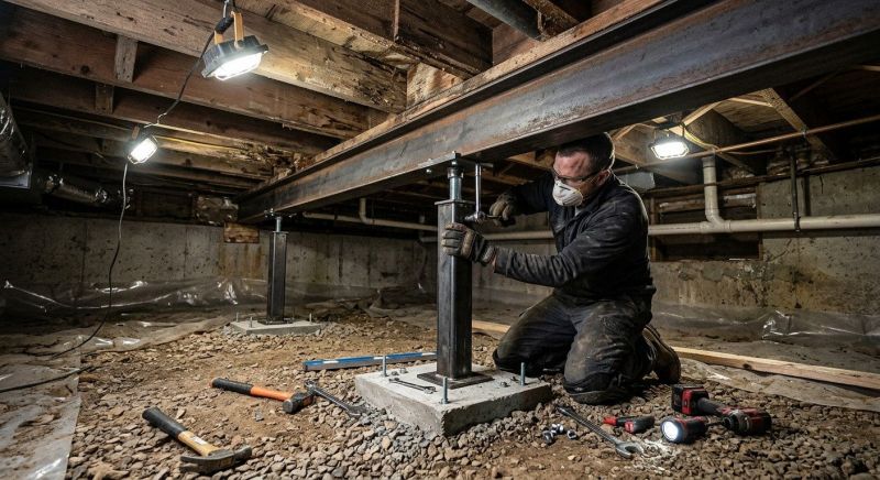 Crawlspace Structural Repair in Cocoa Beach, FL