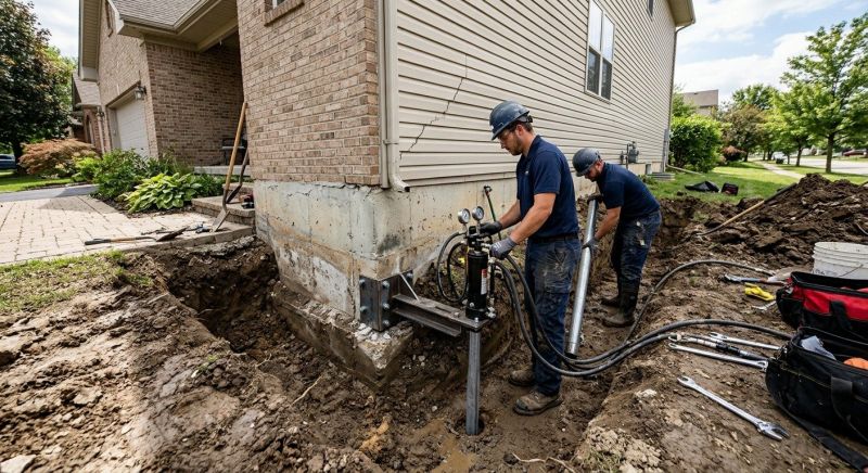 Foundation Settlement Repair in Cocoa Beach, FL