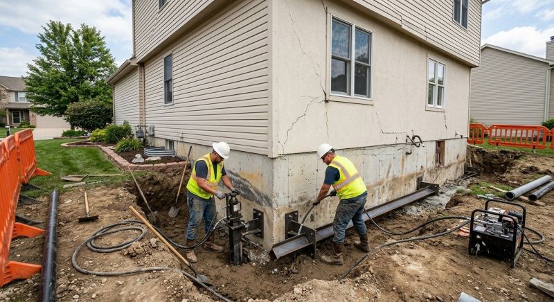 Sinking Foundation Repair in Cocoa, FL