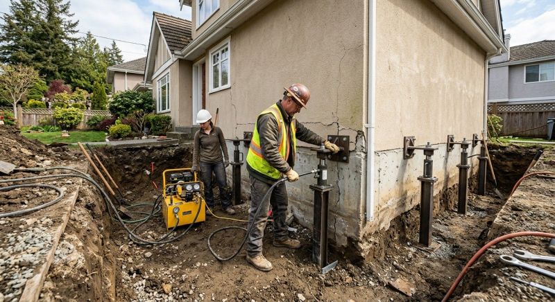 Sinking Foundation Repair in Cocoa, FL
