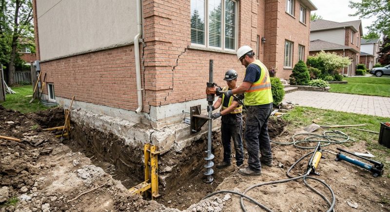 Sinking Foundation Repair in Satellite Beach, FL