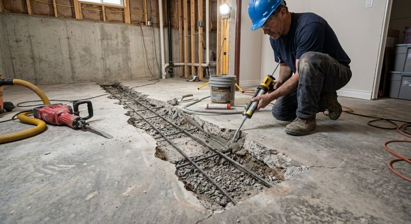 Slab Foundation Repair in Cocoa Beach, FL