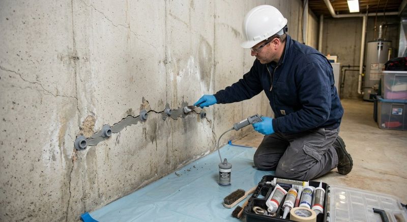 Structural Crack Repair in Cocoa Beach, FL